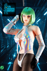 1/6 Holographic Bodysuit+Gloves Set for TBLeague/Phicen S07D S22 S18 bdsm