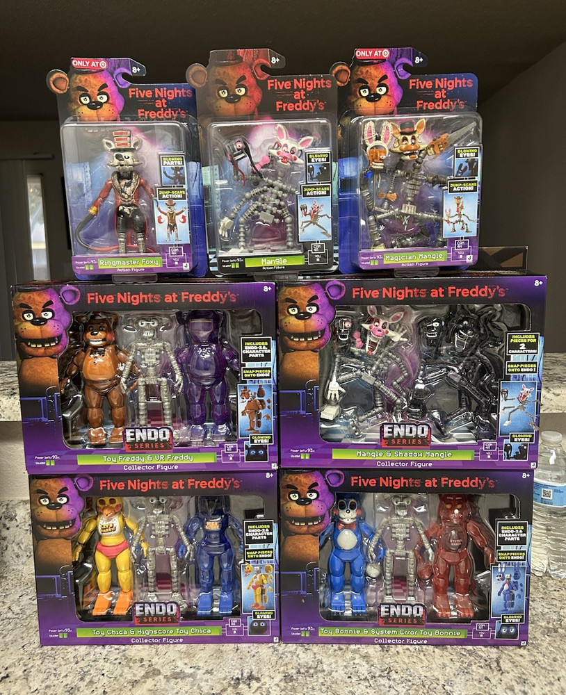 Five Nights at Freddy’s Endo Series 2 Toy Animatronics & Target Figures Jazwares
