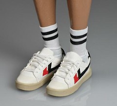 1/6 sport white black socks for 12″ figure female male hot toys phicen ❶USA❶