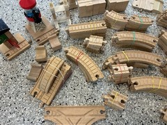 Thomas The Train Wooden Clickety Clack Track Lot #2