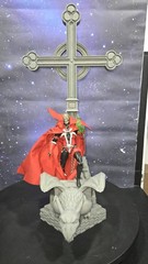 SPAWN BATMAN DAREDEVIL action figure Cross Base Gargoyles Steeple Diorama