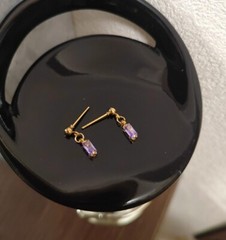 1/6 Scale 1 Pair Colourful Simulated Zirconia Earrings For 12″ Action Figures