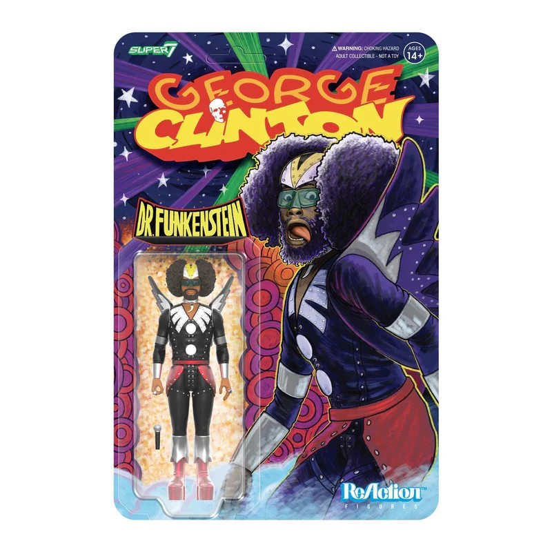 George Clinton Dr. Funkenstein Super7 Reaction Action Figure