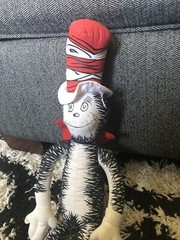 16” Dr Seuss CAT IN THE HAT Plush Determined Productions Random House Doll Toy