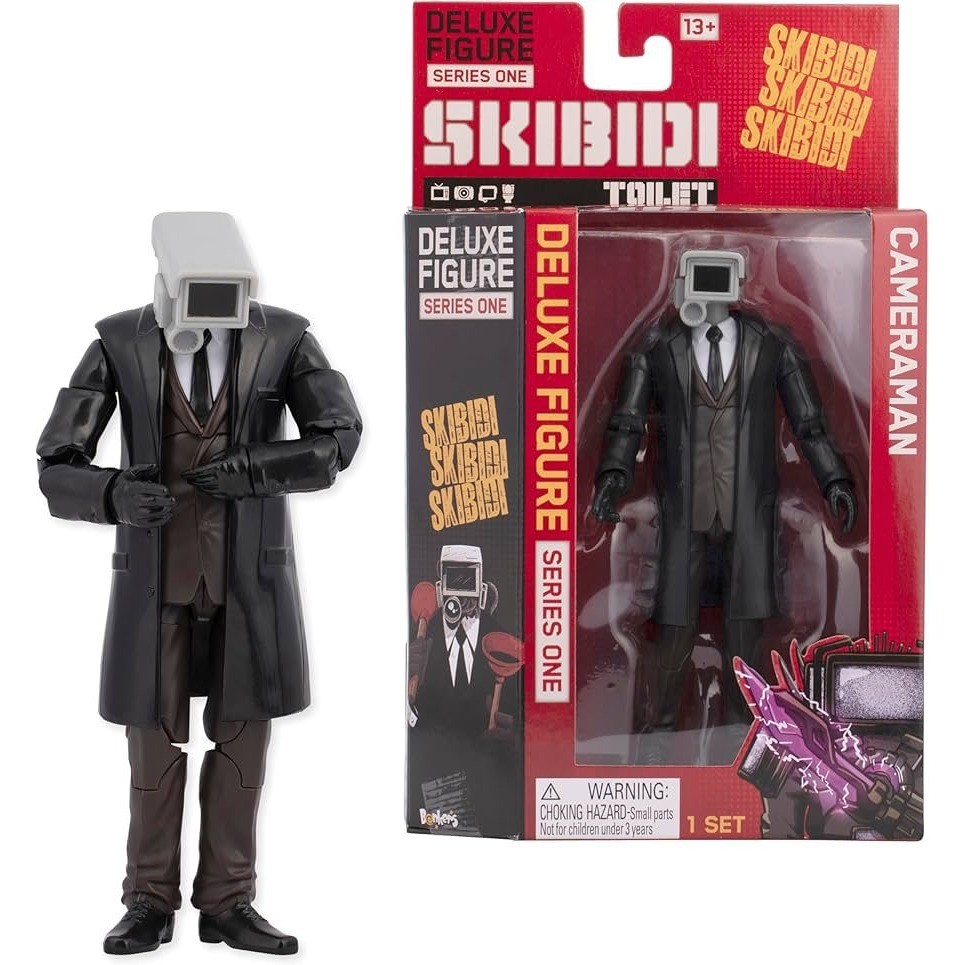 NEW – Skibidi Toilet Deluxe Figure Series One Cameraman Action Figure