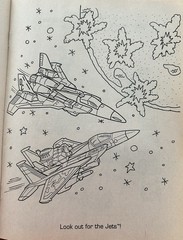 Transformers Generation 2 Decepticon Danger Coloring Activity Book 1993 Vintage