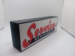 Retro Service Merchandise logo Light Box sign 10″ lightbox sign retro logo