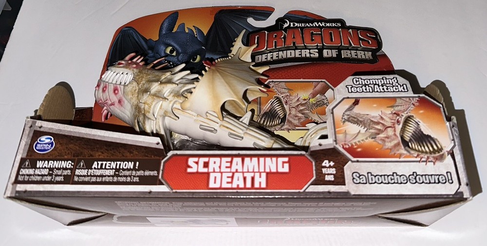 How To Train Your Dragon Screaming Death Defenders of Berk Figure New Rare