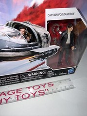 Star Wars The Force Awakens Resistance Ski Speeder w/ 3.75″ Poe Dameron Figure