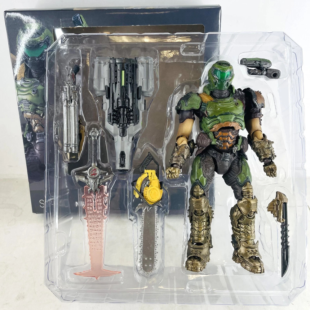 Doom Eternal Demon Hunter 7″ Action Figure Figma SP-140 Model ToysDo in box Gift