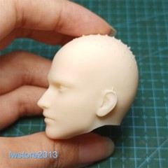 1:6 1:12 1:18 Anime Boy Man Head Sculpt For 12″ 6″ 3.75″ Male Action Figure Body