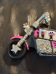 Disney Pixar Onward Movie Mini Motorcycle Cake Topper Purple Black- 3.5 In Long