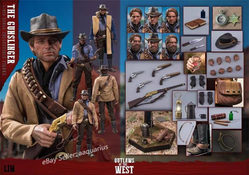 LimToys LIM008 Red Dead Redemption 2 Arthur Morgan Reissue 1/6 Three-headed