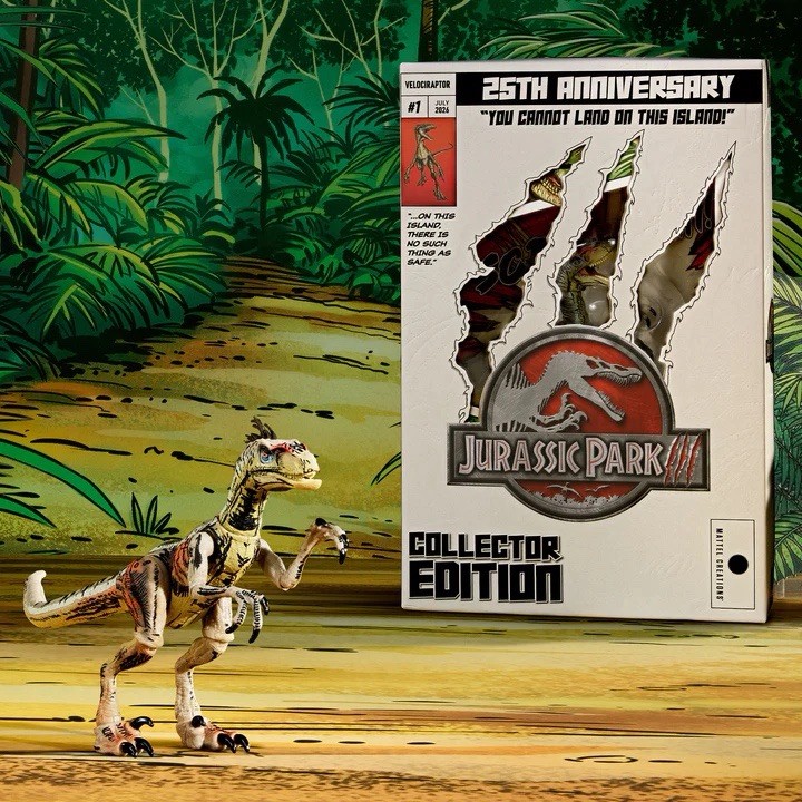 SDCC 2026 Jurassic World Hammond Collection 25th Anniversary VELOCIRAPTOR