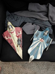 Jedi Starfighter, Obi Wan Kenobi And Anakin Skywalker, 2001