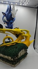 3D Printed Fan Art Sonic the Hedgehog Sculpture by Wicked