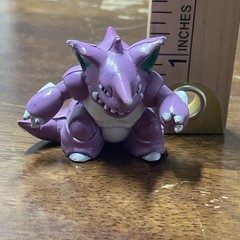 Vintage Pokemon Nidoking PVC Figure Pencil Topper 1999 Nintendo Tomy