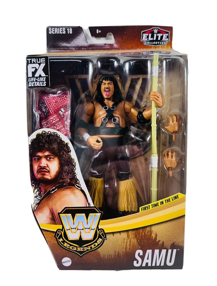 WWE Mattel Samu Elite Legends 18 Target Exclusive Figure FREE SHIPPING!