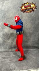 Custom 8″ Mego Scale SpiderMan Peter Parker Ben Reilly Scarlet Spider-Man & Case