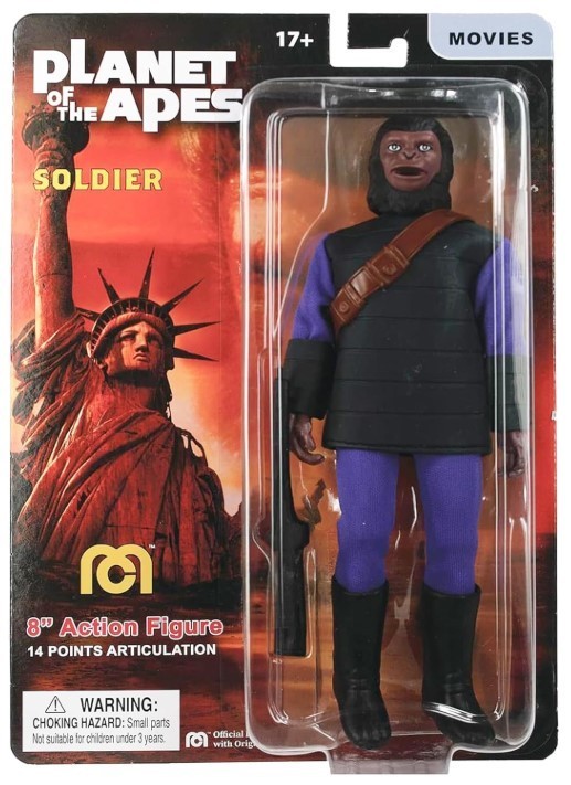 NEW Mego 63087 PLANET OF THE APES Soldier Ape 8in Action Figure movie film