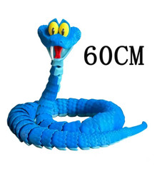 60cm Gary Snake: Disney Zootopia 2 Articulated Simulation Toy Snake, 3d Printed