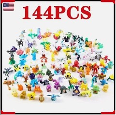 144 Pokemon Mini Figure Toys Pikachu Action Figures | Kids Gift| |Party Favors|