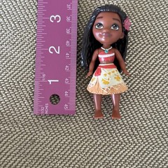 DISNEY PRINCESS POSABLE MINI TODDLER DOLL MOANA 3 Inch