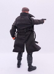 SU-PNTLC-BLK: 1/12 black trench coat for Marvel Legends TV Punisher figure