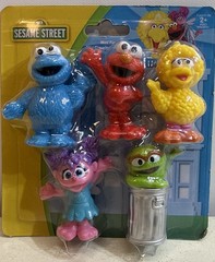 Disney Sesame Street 5-Pack Collectible Mini Figures 2” NEW
