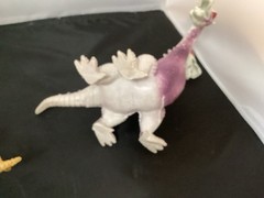 Lot Of Two Imperial Two Headed Dragons Purple & Orange