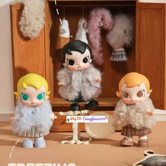 POP MART Molly Winter Fit Check Plush Pendant Blind Box Confirmed Figure Toys