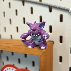 TOMY Pokemon NIDOKING 1.5″ Figure Nintendo Toy Collectible READ DESCRIPTION