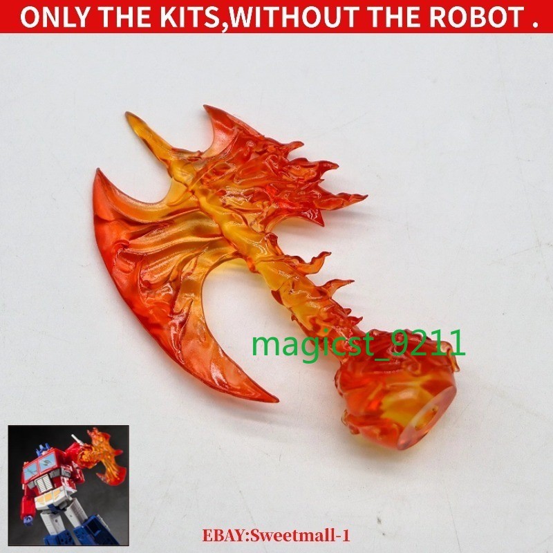 IN STOCK! ABS Casting Energon Universe Flame Axe Upgrade Kit For SS86 OP Prime