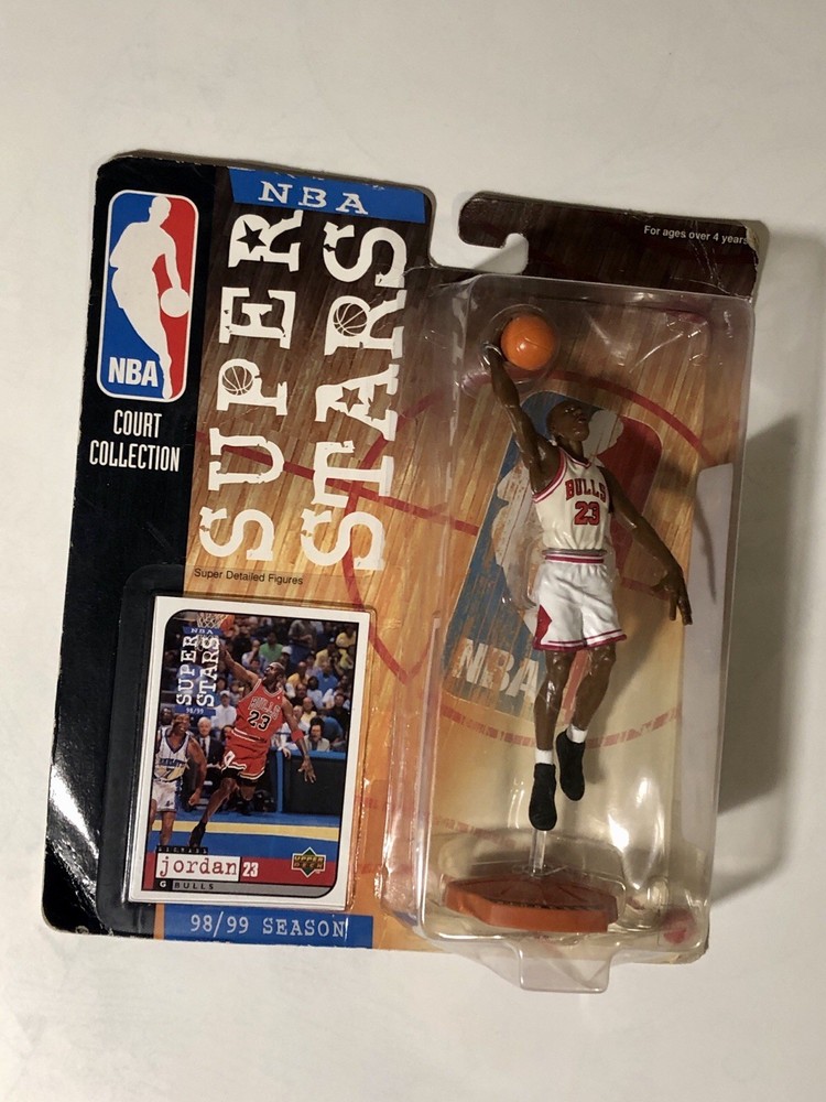 1998-1999 Mattel NBA Superstars Michael Jordan New Figure W/ Card