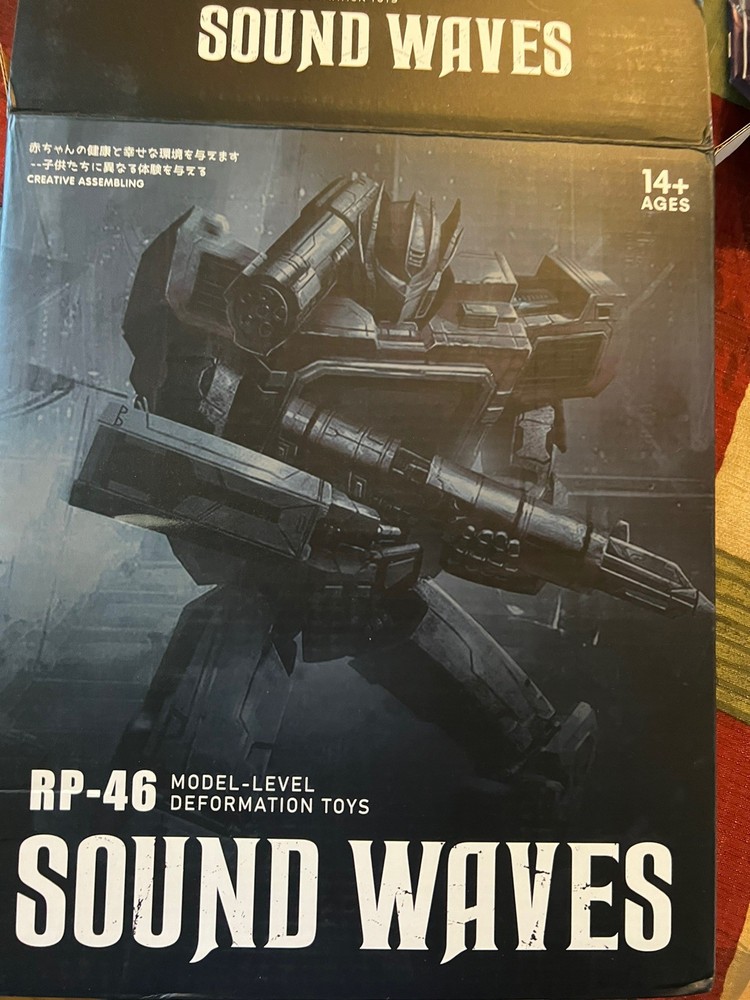 TAKARA Masterpiece Soundwave MP13 Ko Version RP-46 3 tapes