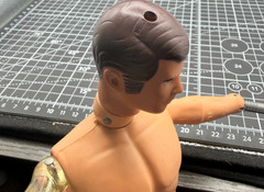 Mike Powers Atomic Man 12″ Complete GI Joe 1975 Hasbro Action Figure MISSING ARM