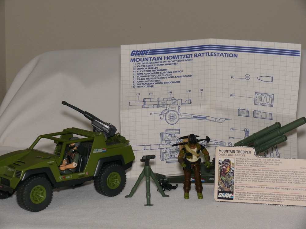 VINTAGE HASBRO G.I. JOE MOUNTAIN ASSAULT TEAM: FEATURING CLUTCH AND ALPINE