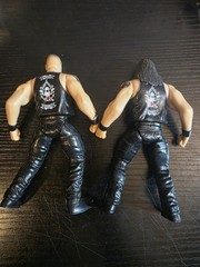 WWE WWF Jakks 2 Tuff Series 1 Set of 8 HHH Chyna Goldust Marlena DOA