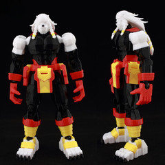 3D Printed 1/12 Anime Hero Battle Beast Invincible S3 w/Axe Action Figure