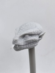 3d Printed SLENDER SNAKE MAN HEAD 1:18 3 3/4″ GI Joe 25th Anniversary B132