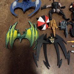 Lot Of 9 Vintage 1990’s Batman Kenner Action Figures Loose With accessories