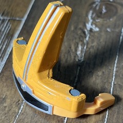 Power Rangers Time Force Shadow Megazord Yellow Visor Helmet Part Only Original