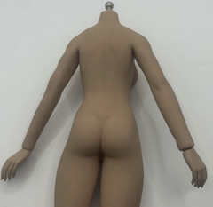 1/6 Female Flexible Seamless Doll Body For 12″ Greyish Posable Action Figure A