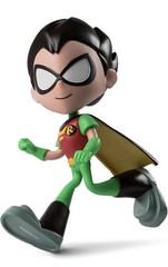 DC Comics Teen Titans GO! Twisty Robin Flexible 6″ Action Figure Dent In Bubble
