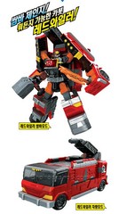 Hello Carbot Samba REDWEILER Rescue Fire truck Transforming Robot Car Toy 2021