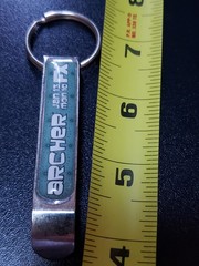 2010 FX’s Archer Animation Cartoon bottle opener keychain promo all metal