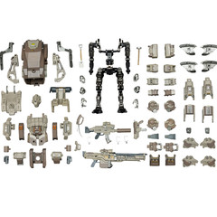 JOYTOY Dark Source 1/25 APOC Series Sky Striker Precision Strike Mech Model