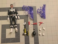 Mighty Morphin Power Rangers Black Ranger Lightning Collection Remastered Hasbro