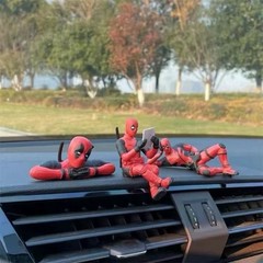3Pcs Collectible Deadpool Action Figure Perfect Gift for Kids and car decoration
