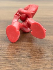 Huggy Wuggy Phatmojo Poppy Playtime Metallic Series Red Pink Toy Action Figure